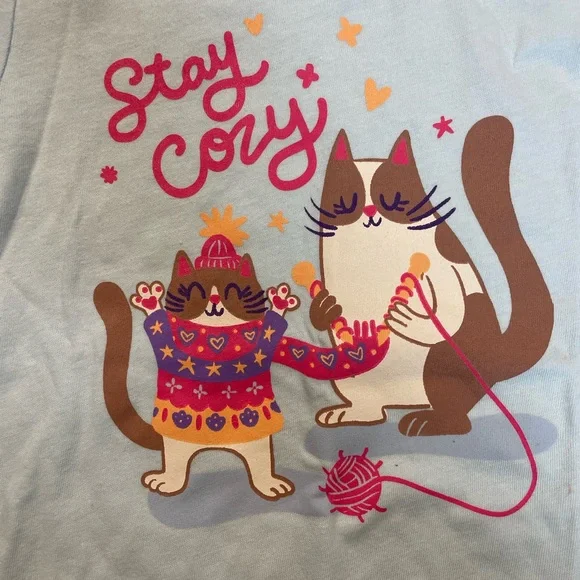 Old Navy Girls Long Sleeve Winter Graphic Tee, Size 5T - Picture 5 of 5